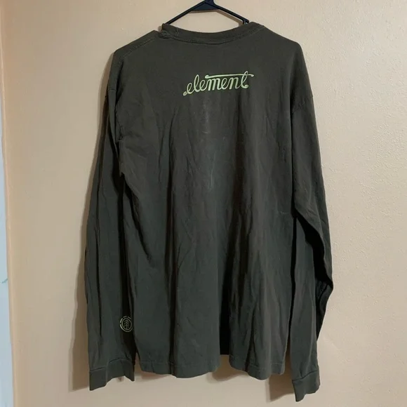 Element Skateboarding Long Sleeve Shirt Skateboard Men’s Large Wind Water Fire L - Picture 5 of 5
